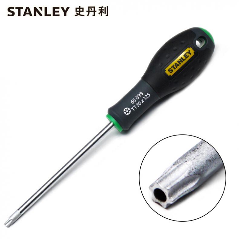 史丹利(Stanley) 65-398-14 三色柄中孔花形螺丝批TT30x125mm